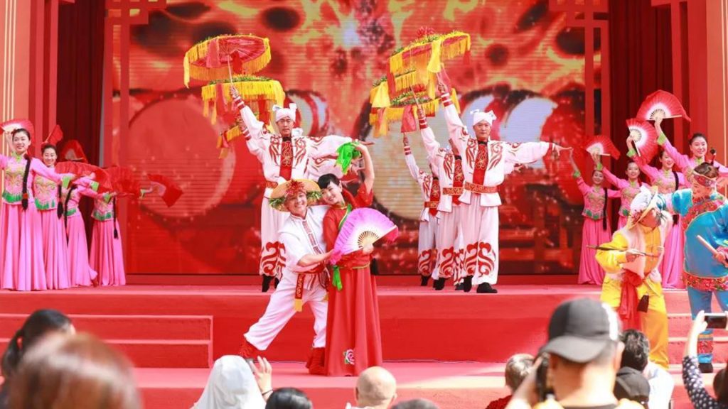 喜庆!安塞腰鼓在海派地标响起来!