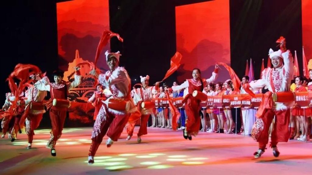 “中国梦·劳动美”第八届全国职工全健排舞大赛在西安隆重开幕