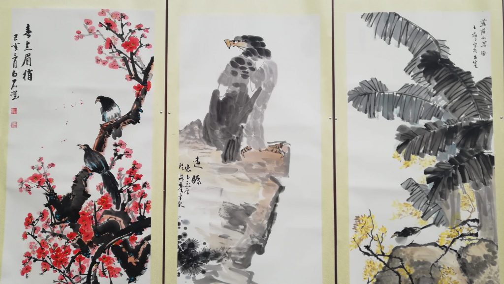 延安市安塞区直机关干部职工书画培训班作品展