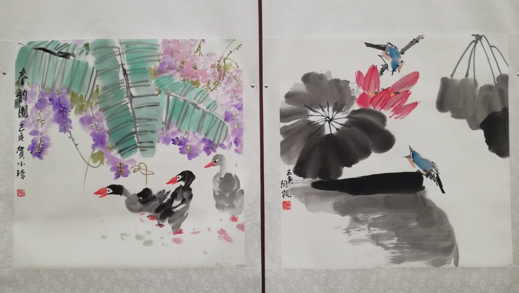 延安市安塞区直机关干部职工书画培训班作品展