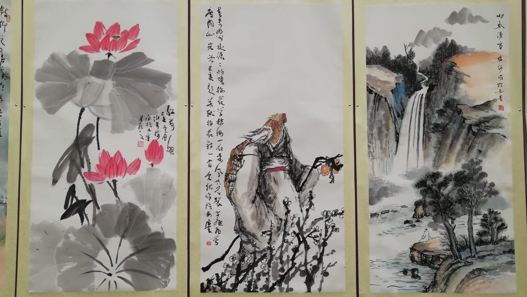 延安市安塞区直机关干部职工书画培训班作品展