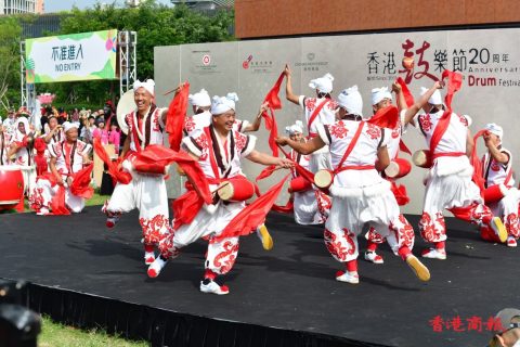 安塞腰鼓赴香港演出 受当地群众热烈欢迎